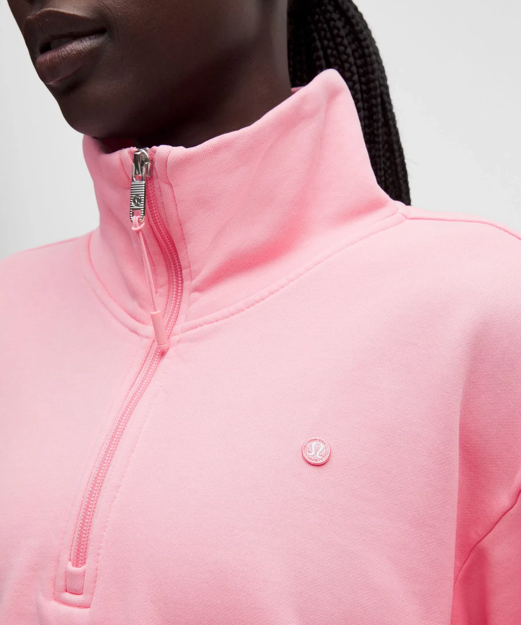 Lululemon Cotton Terry Tennis Half Zip *Wash