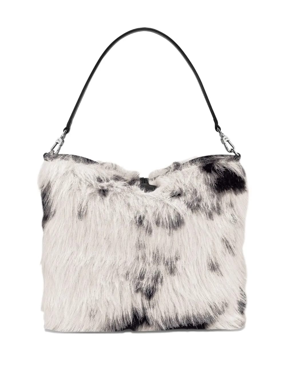 Le Roseau faux-fur clasp shoulder bag