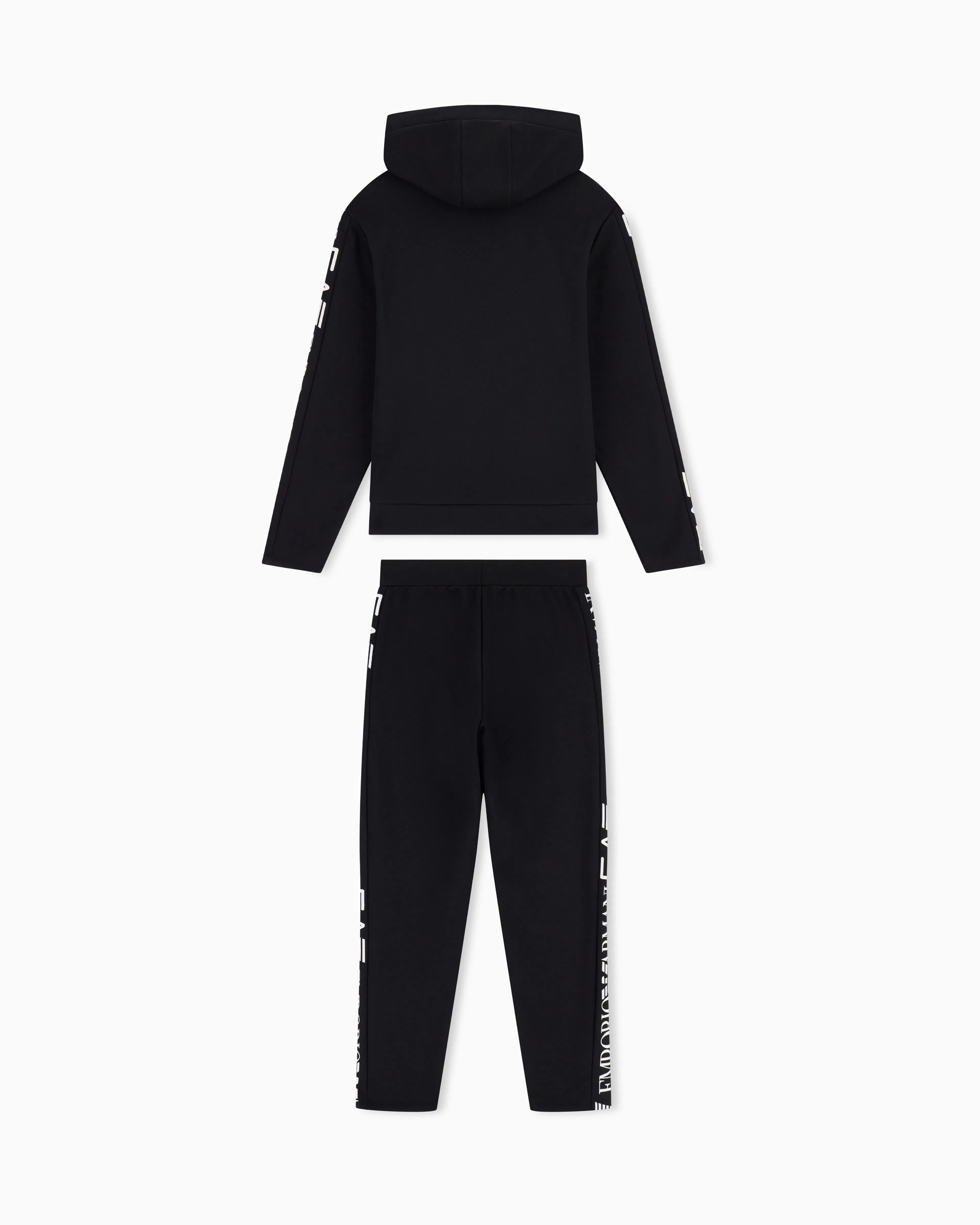 EA7 Logo suit in jersey with hoodie and jogger pants Tracksuit