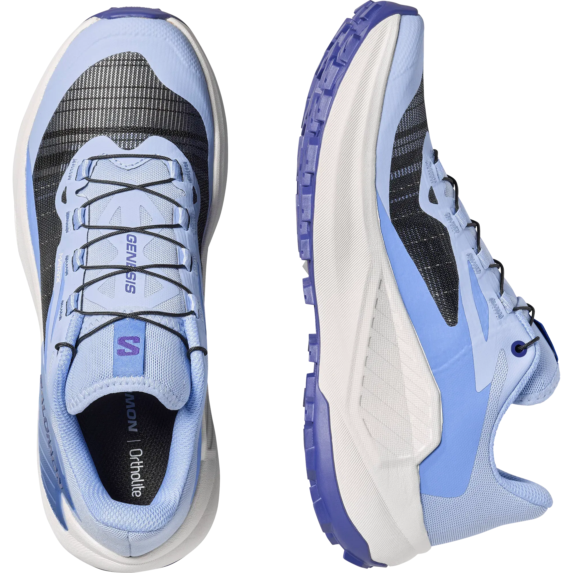 Salomon Genesis Trail Running Shoes Womens Brunnera Blue