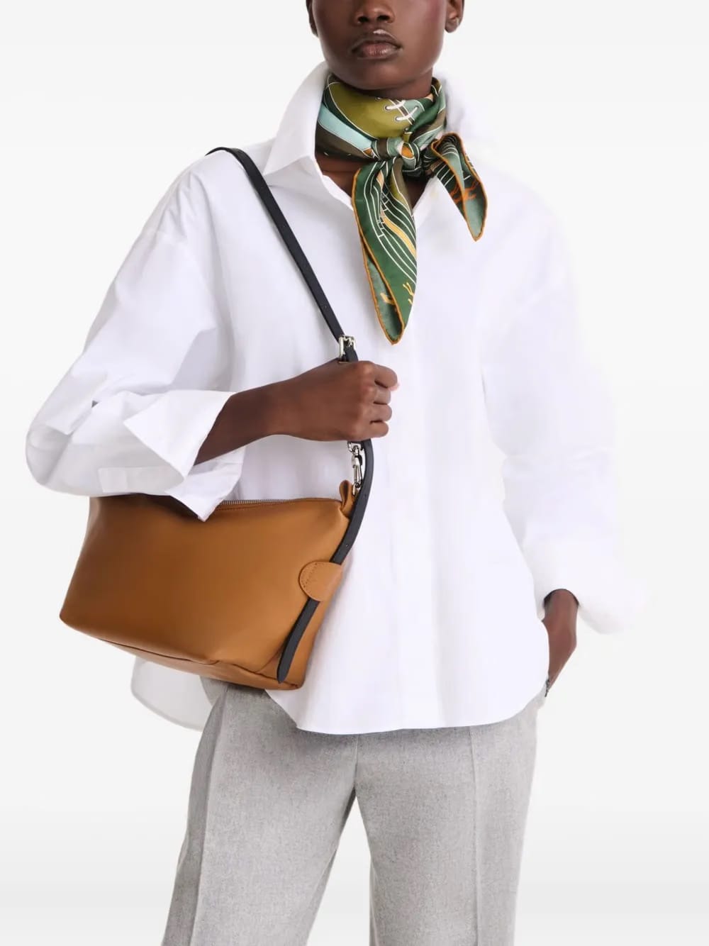 Le Slouchy leather shoulder bag