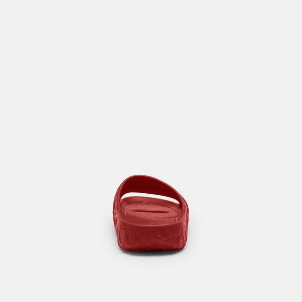 Men's Coach Bay Slide In Signature Poppy