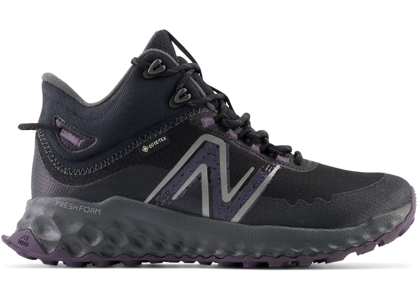 New Balance Fresh Foam Garo Midcut Gore-Tex Black Blacktop Interstellar Womens