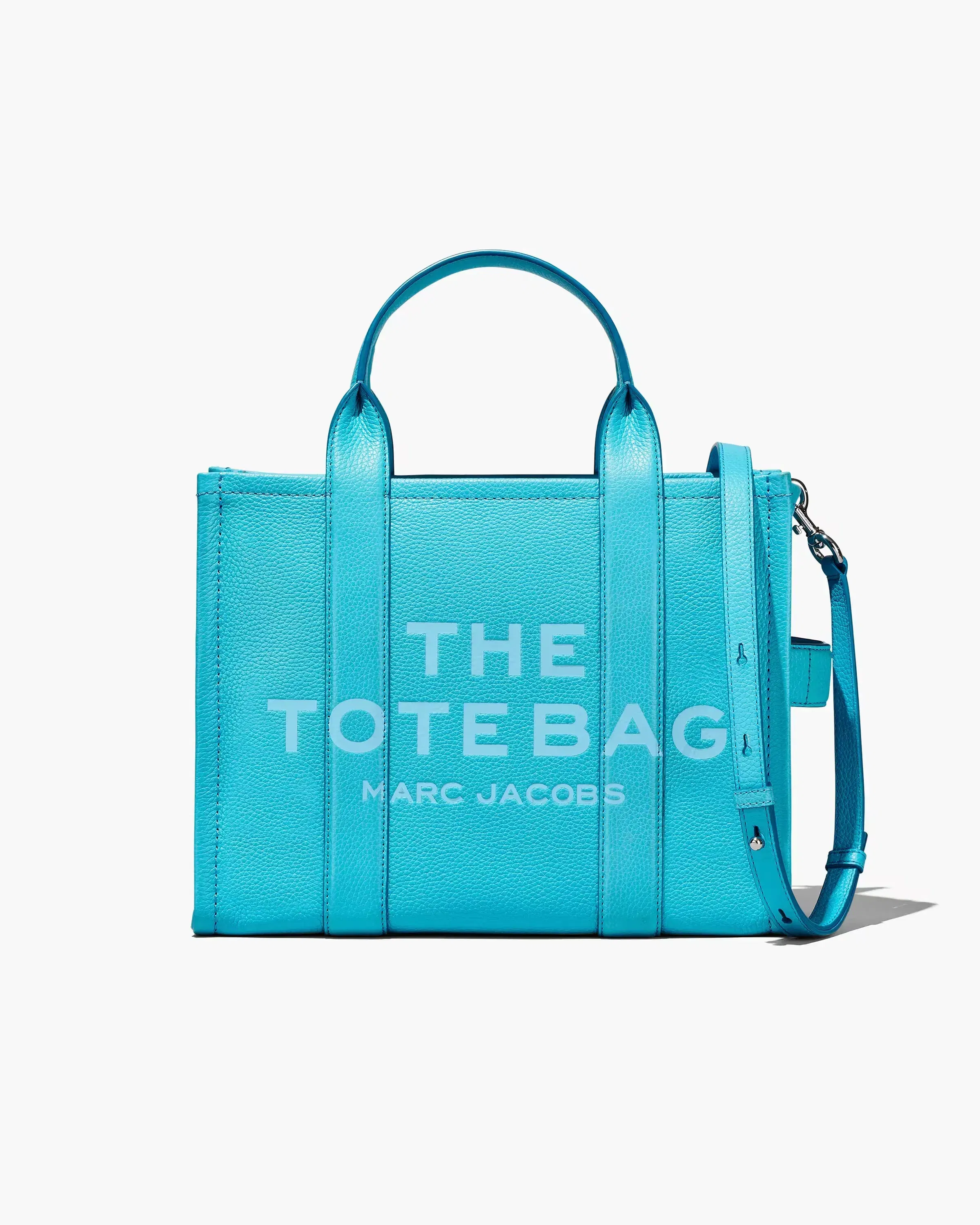Marc Jacobs The Leather Medium Tote Bag Pool