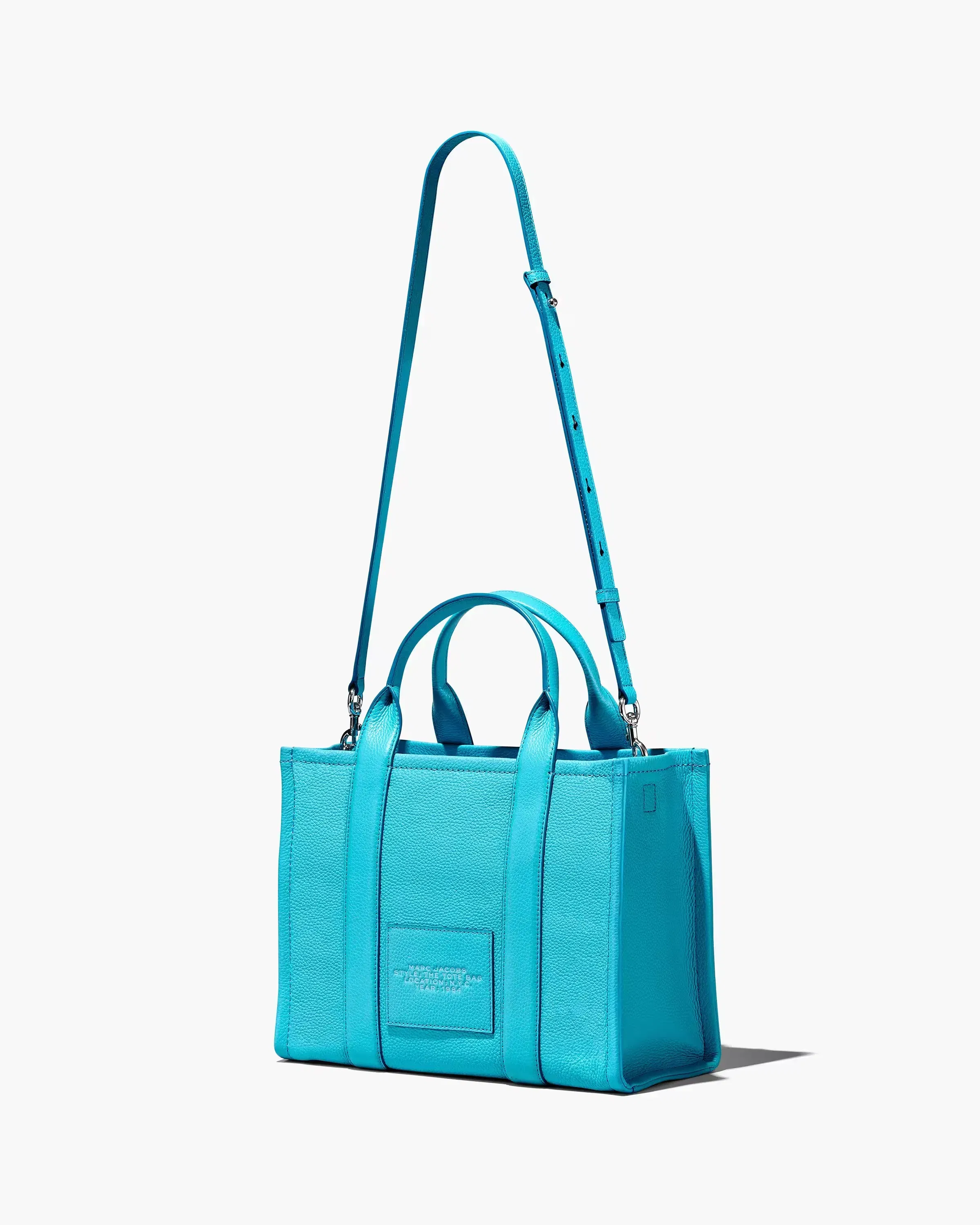 Marc Jacobs The Leather Medium Tote Bag Pool