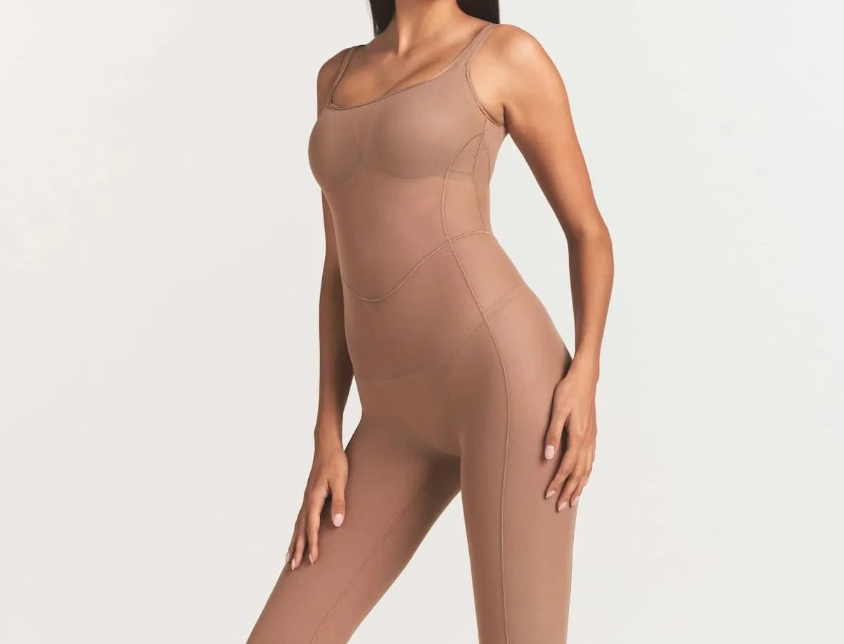 Skims Power Mesh Shapewear Catsuit
