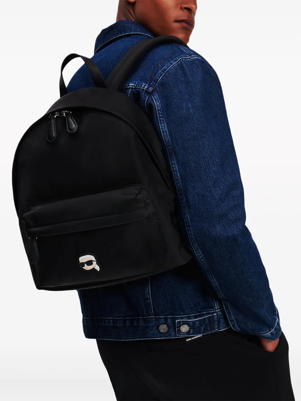 Ikon appliqué-detail backpack