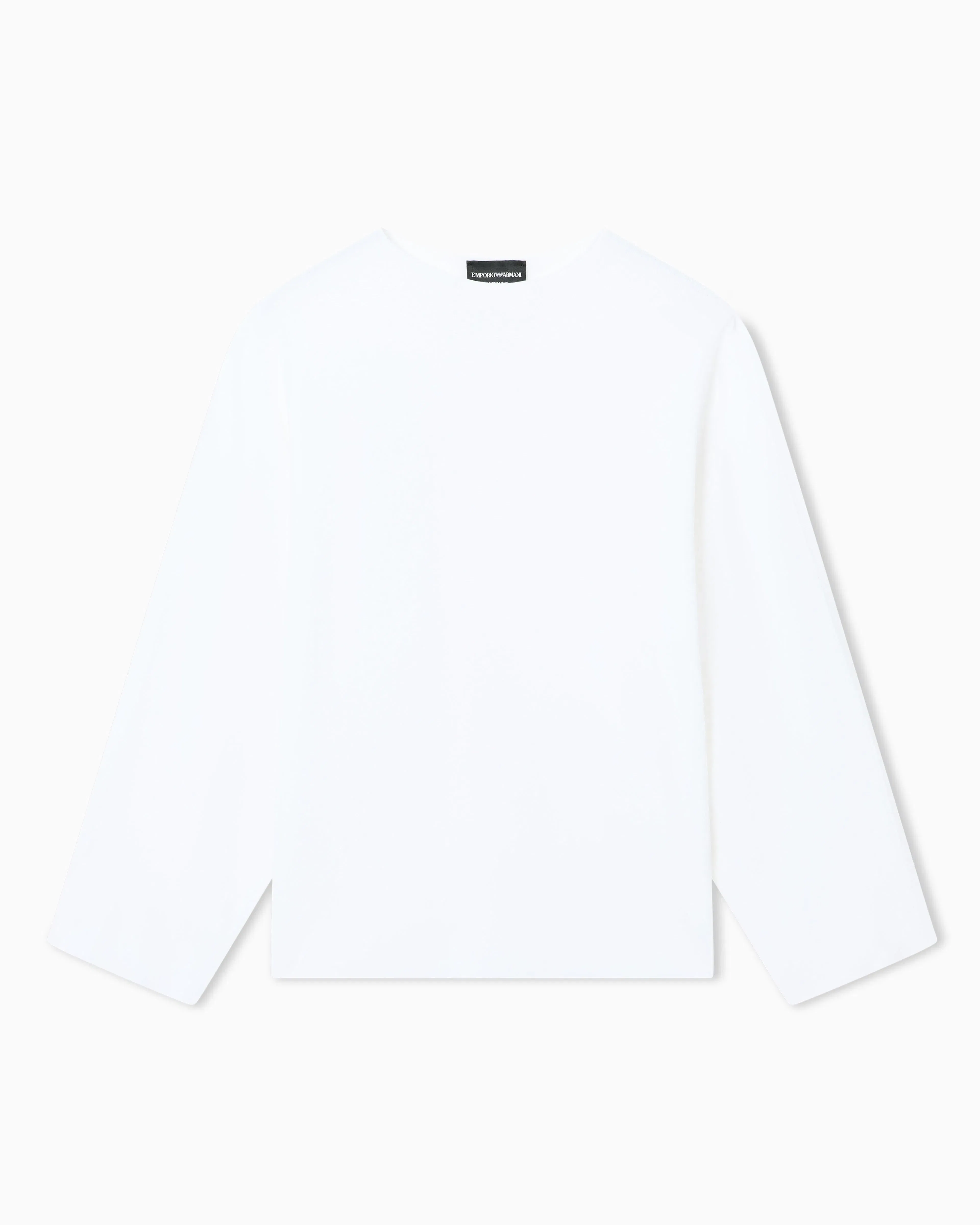 Emporio Armani Link-stitch knit jumper