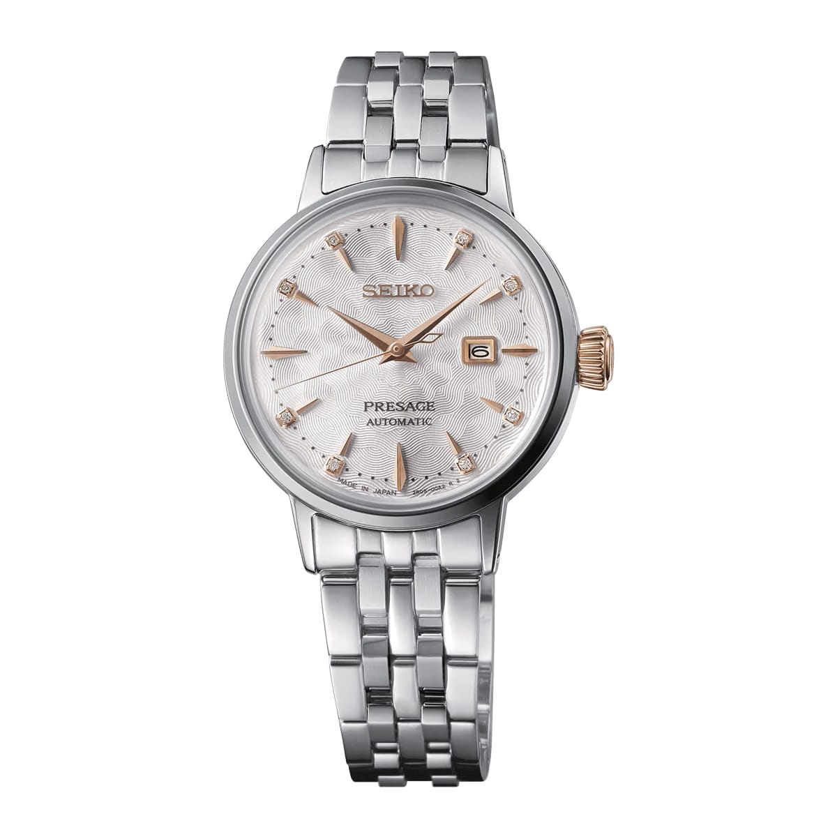 Seiko Presage Cocktail Time Clover Club Diamond Twist - White - SRE009J1