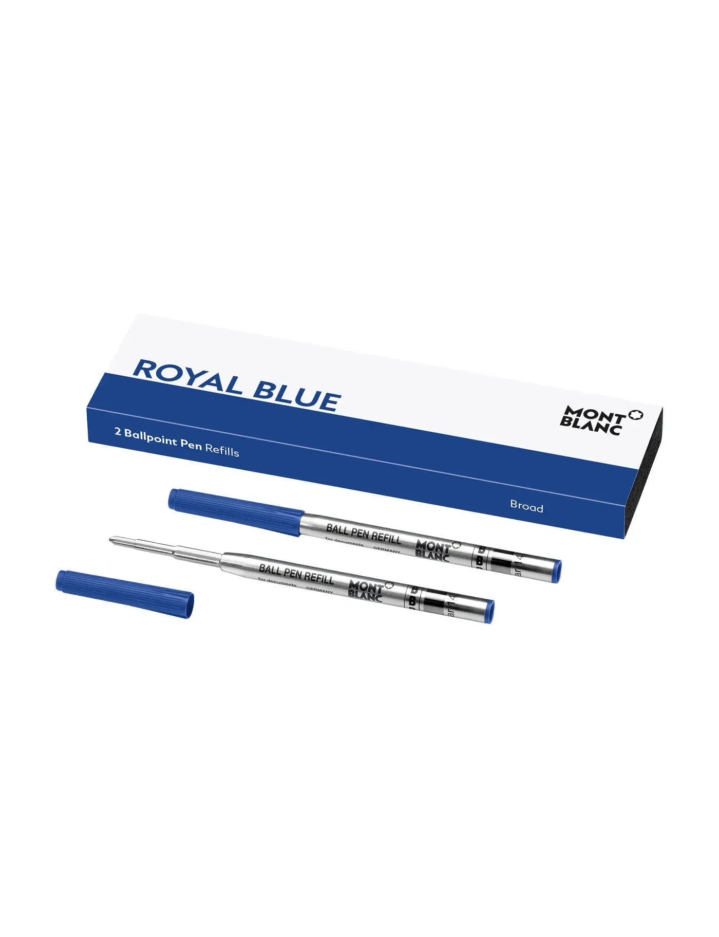 Montblanc 2 Ballpoint Pen Refills Broad Royal Blue