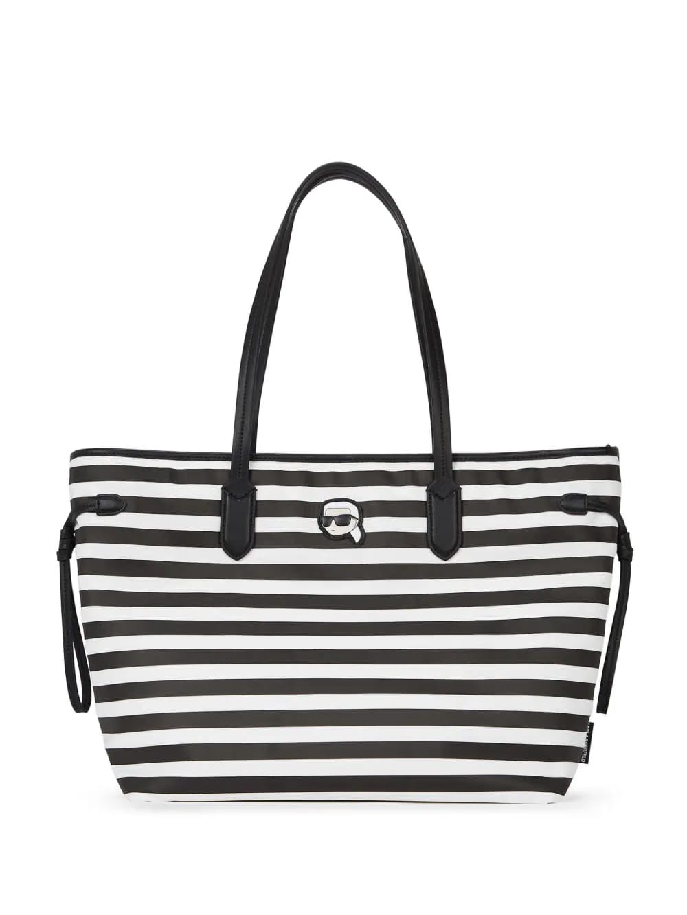 Ikon Karl striped tote bag