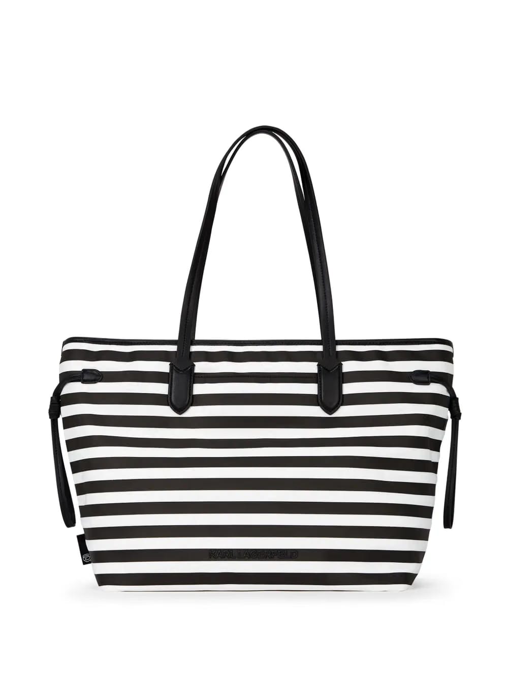 Ikon Karl striped tote bag