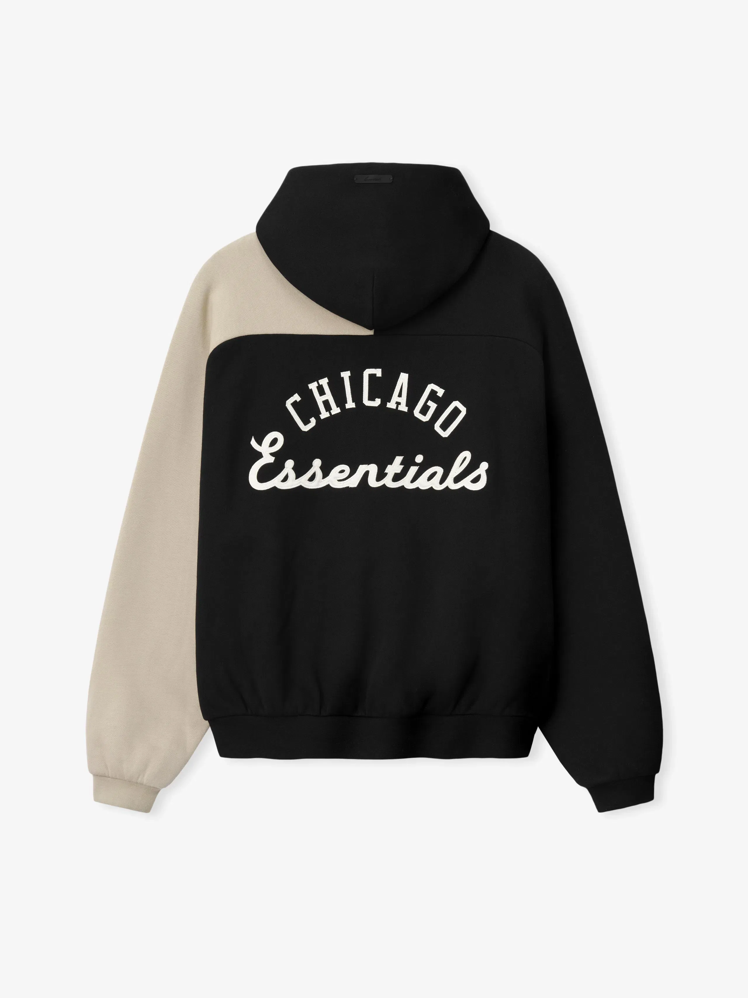 Essentials White Sox Raglan Half Zip Sport Hoodie Black