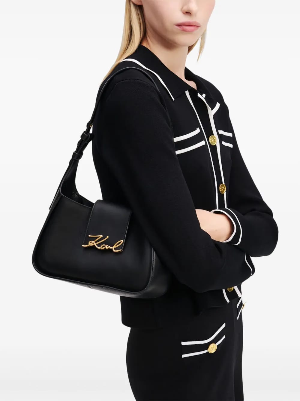 small Signature shoulder bag