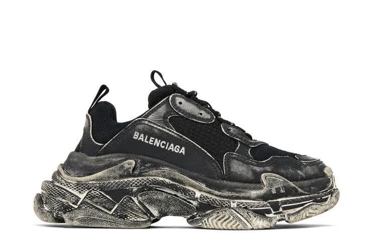 Balenciaga Triple S Faded Black