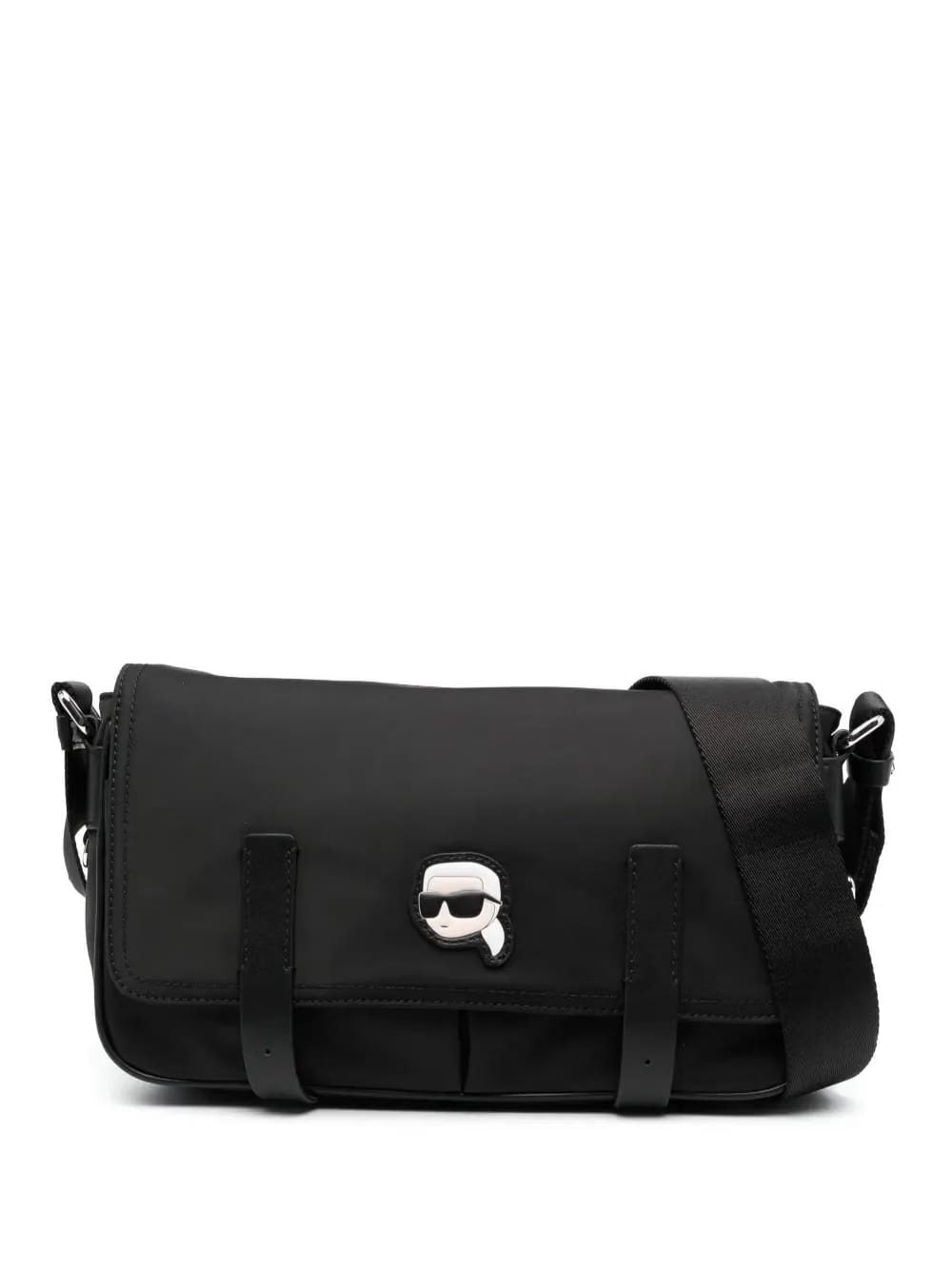 Ikonik Karl patch shoulder bag