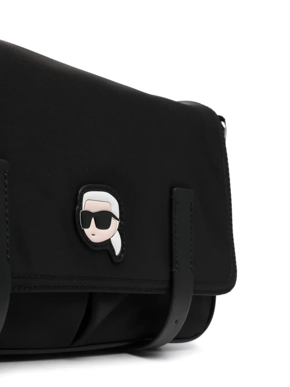 Ikonik Karl patch shoulder bag