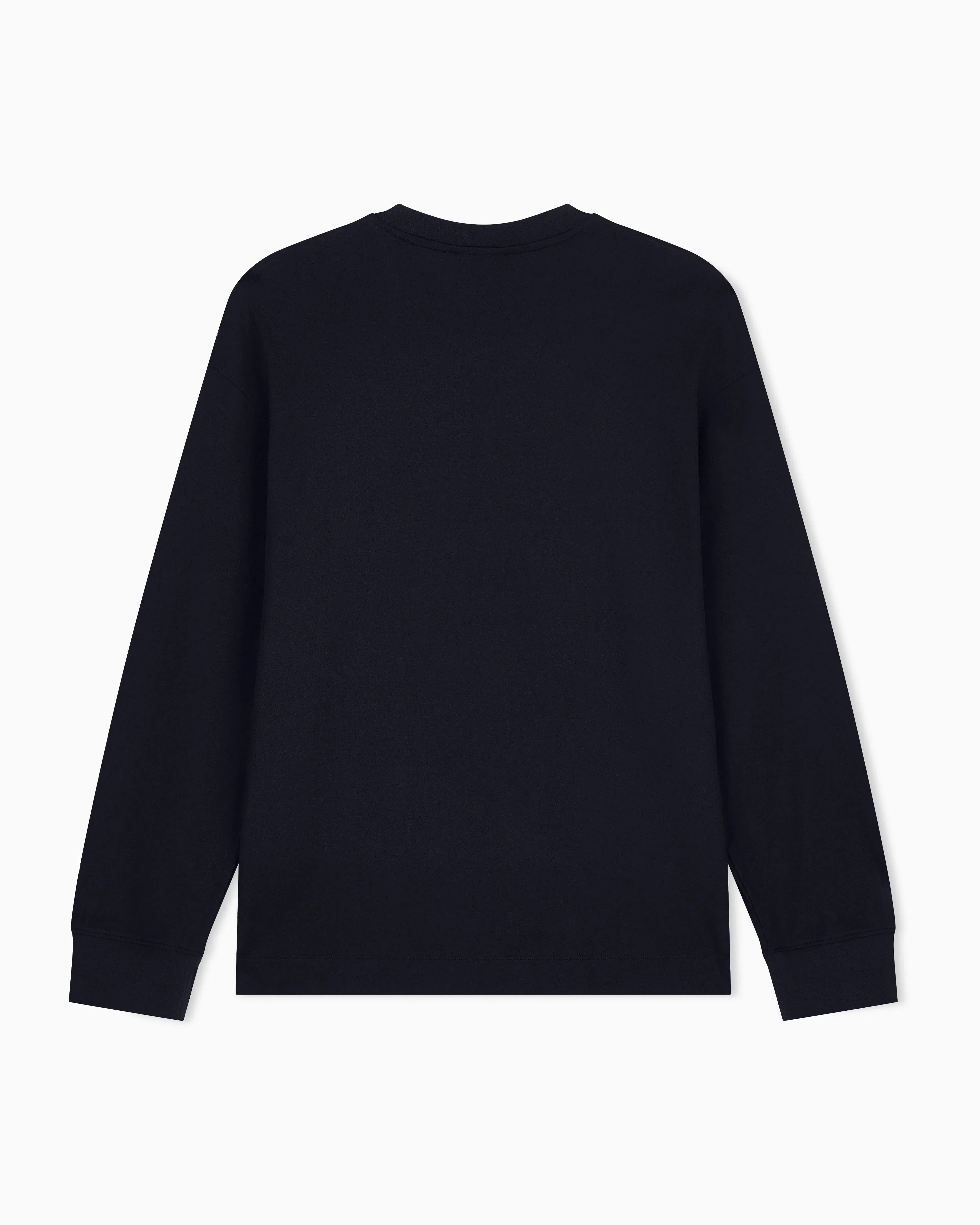 Emporio Armani Pima jersey crew-neck jumper