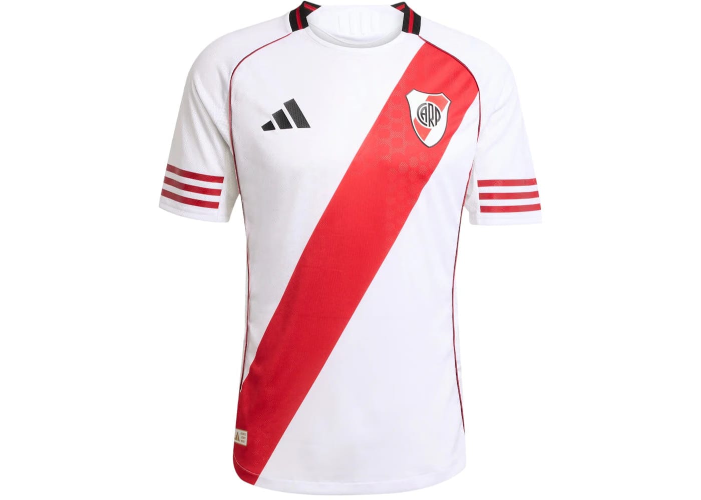 Adidas River Plate 25/26 Home Authentic Jersey White Team Power Red 2