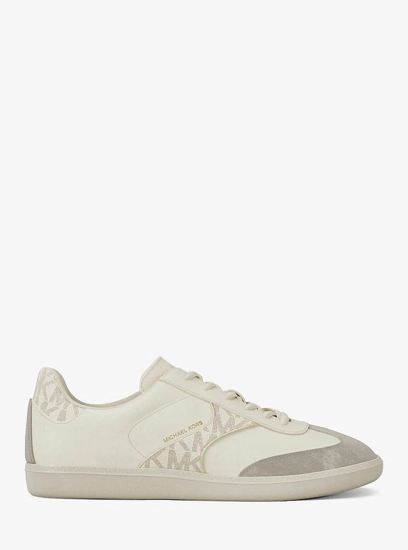 Michael Kors Benny Mixed-Media Sneaker