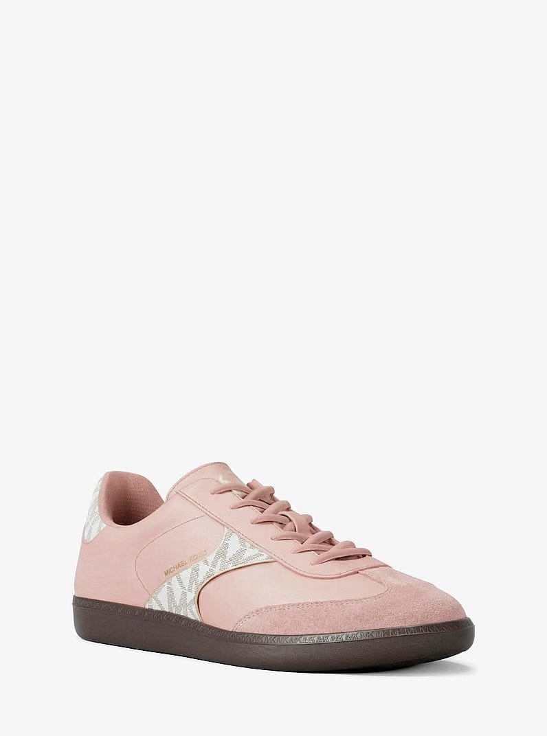 Michael Kors Benny Mixed-Media Sneaker