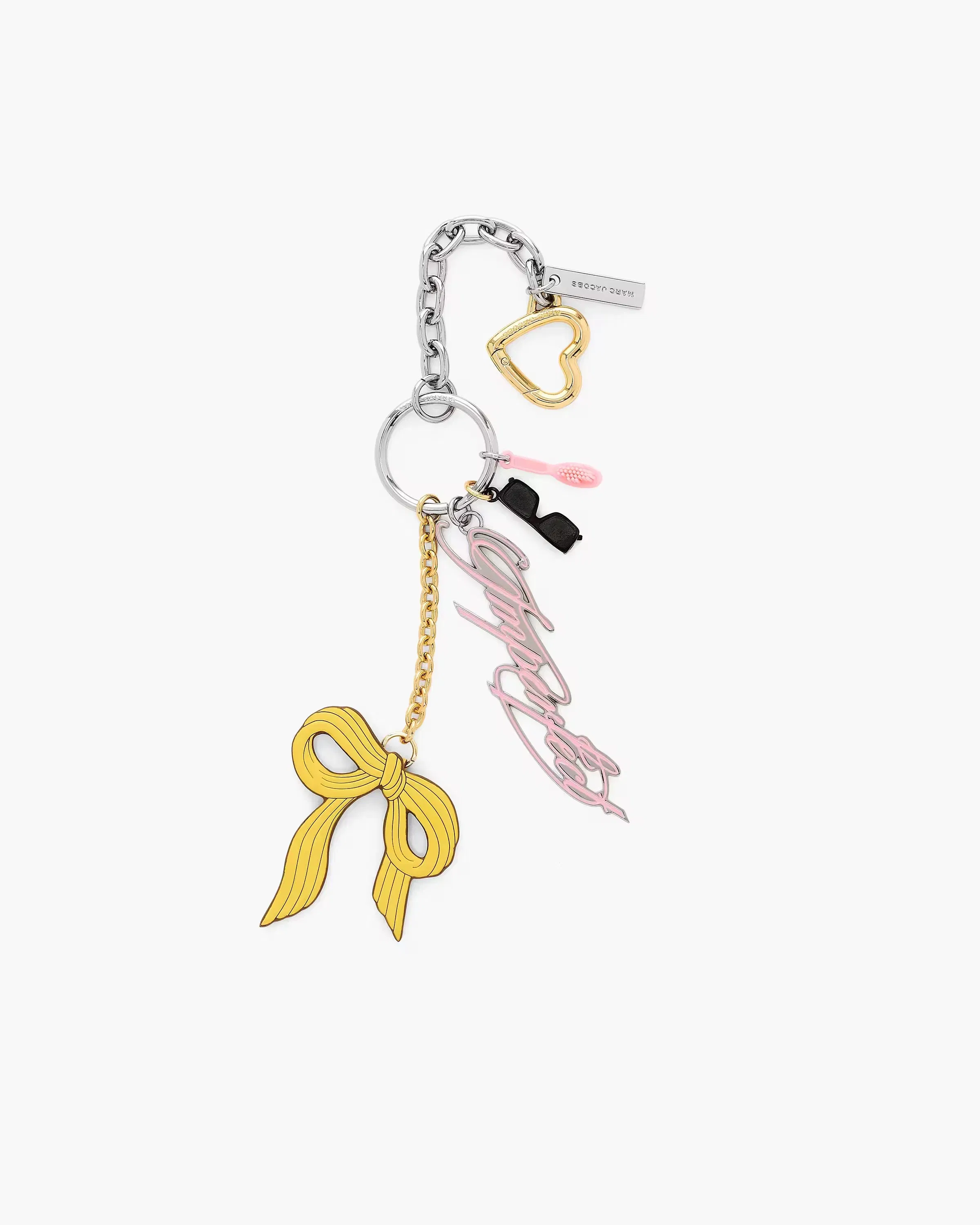 Marc Jacobs The Perfect Imperfect Bag Charm Nickel