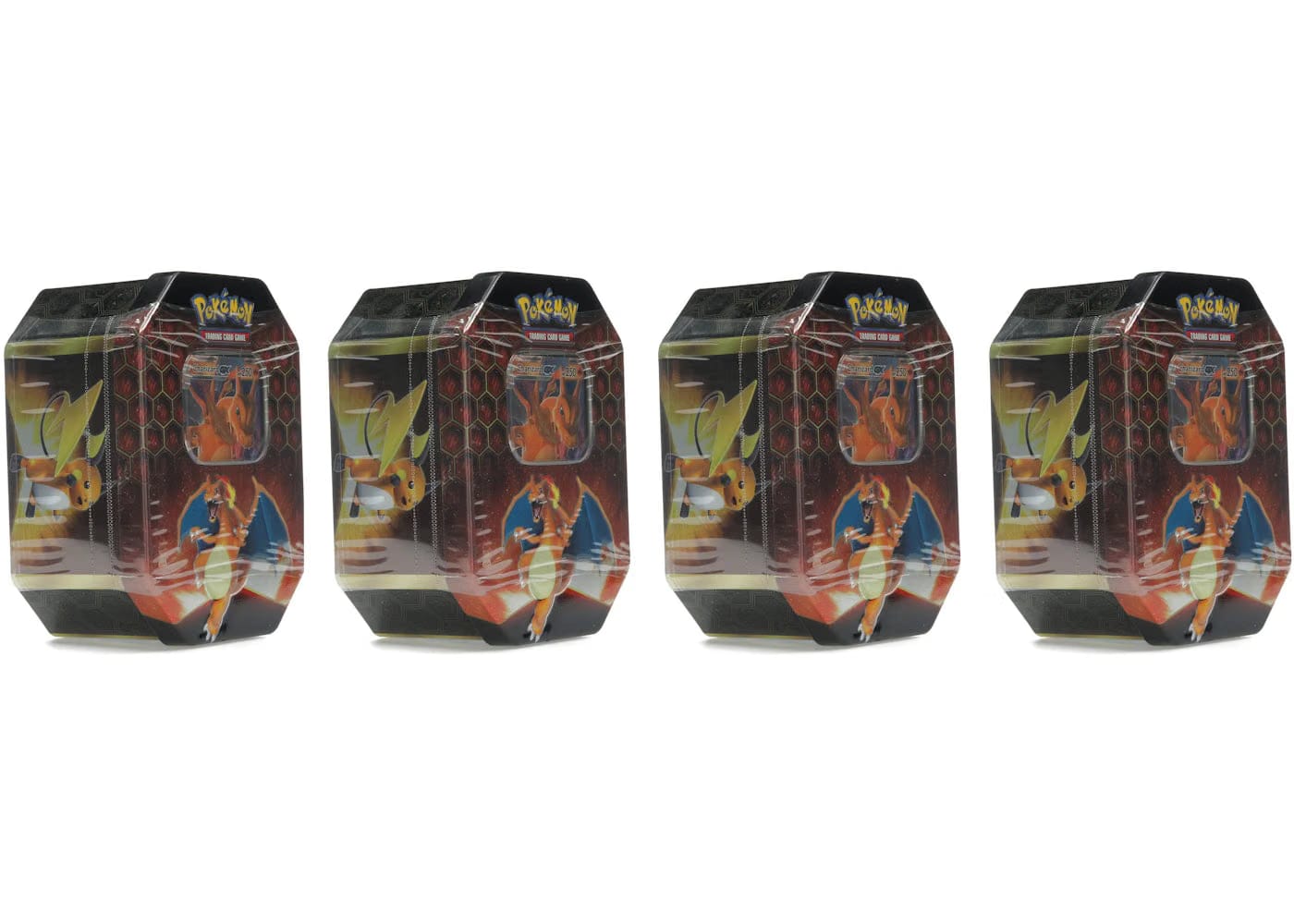 Pokemon Tcg Hidden Fates Charizard Tin 4X Lot