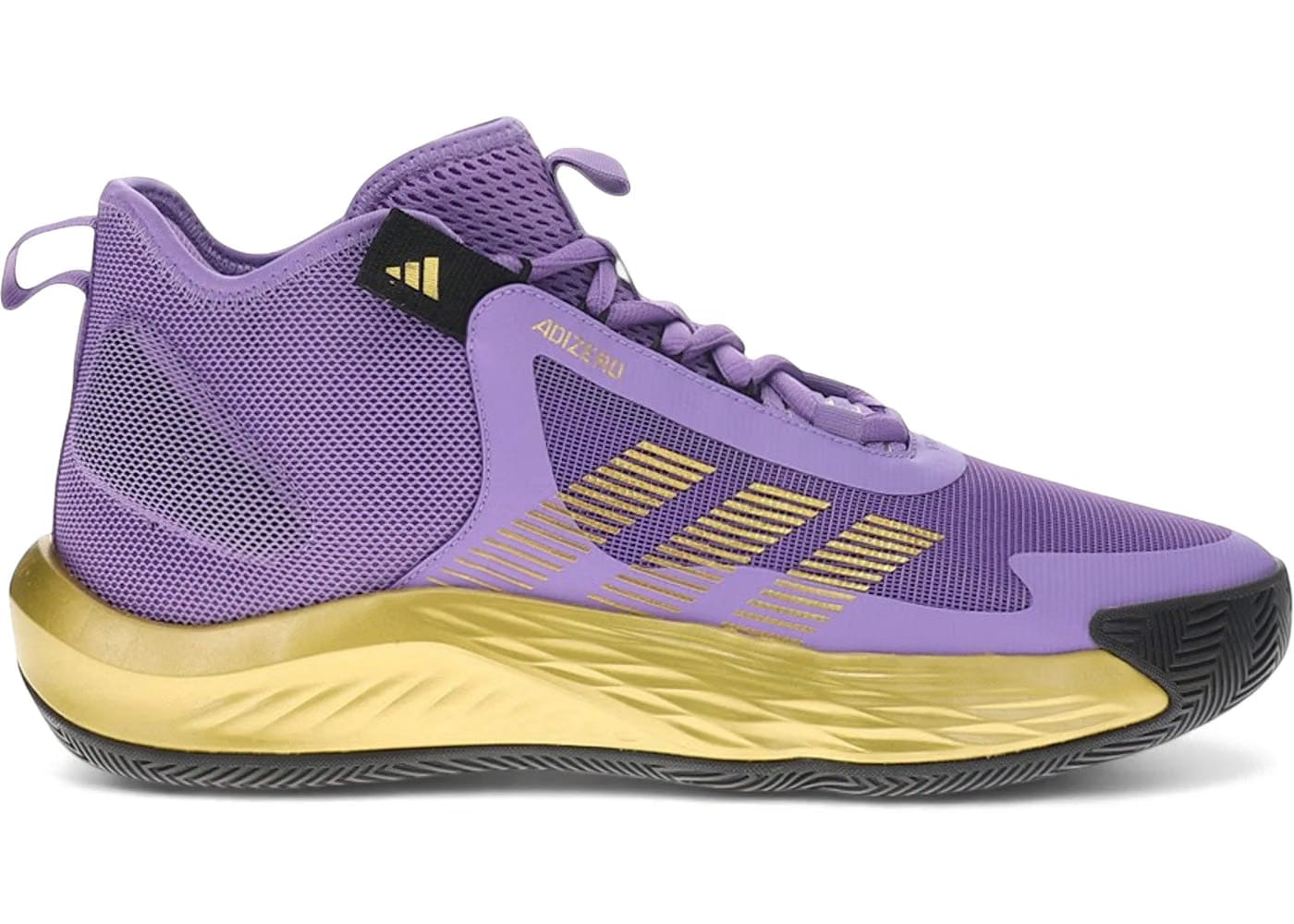 Adidas Adizero Select Black Gold Metallic Purple