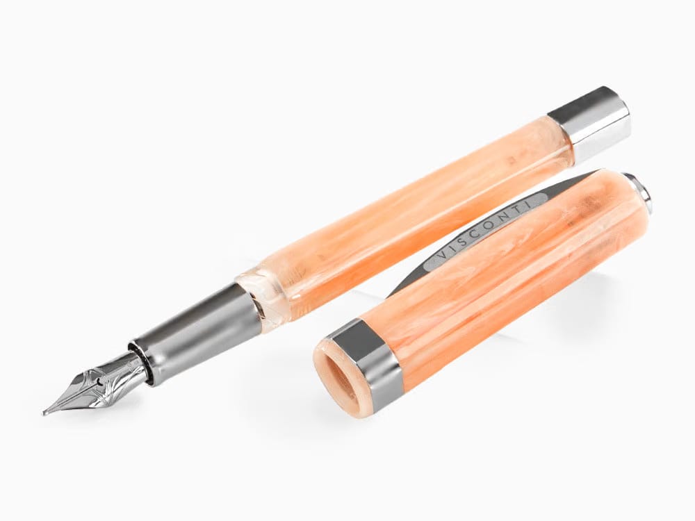 Visconti Opera Demo Carousel Cotton Candy Pink Fountain Pen Fine Nib Kp32-05-Fpaf