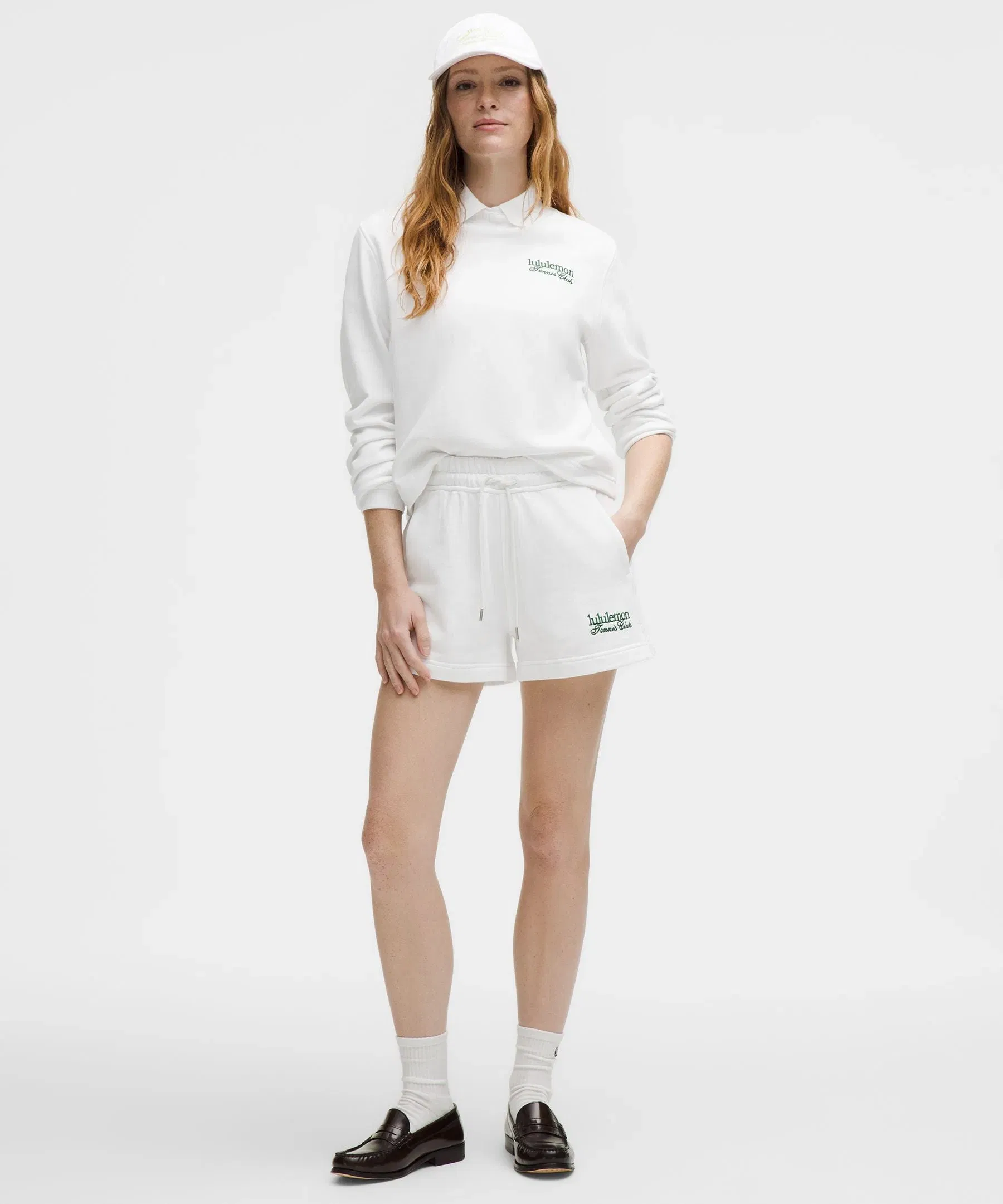 Lululemon Women's Cotton French Terry Short 3" *Tennis Club