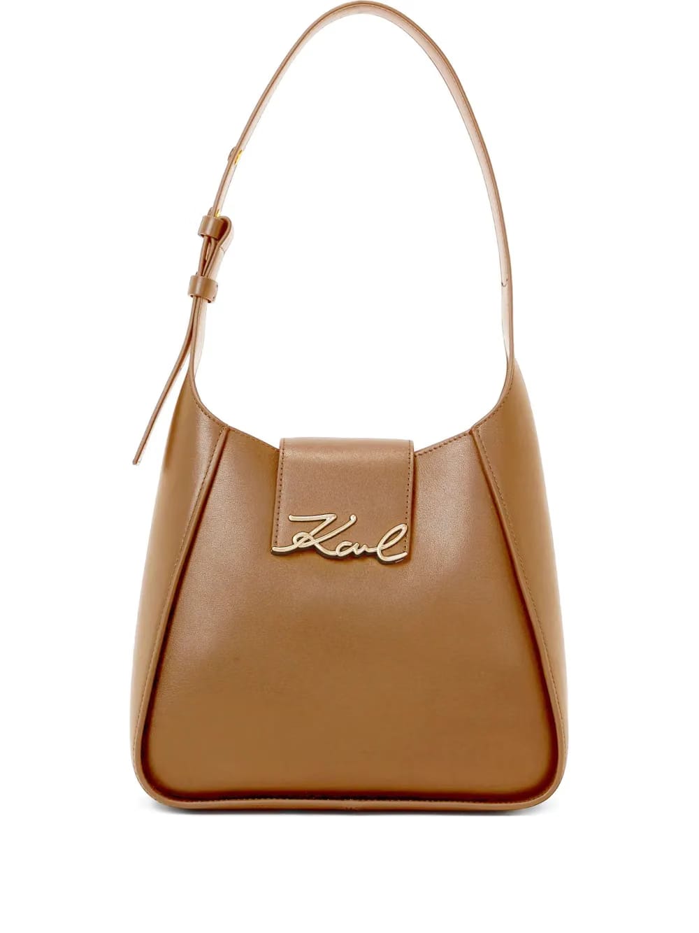 K/Signature flap shoulder bag