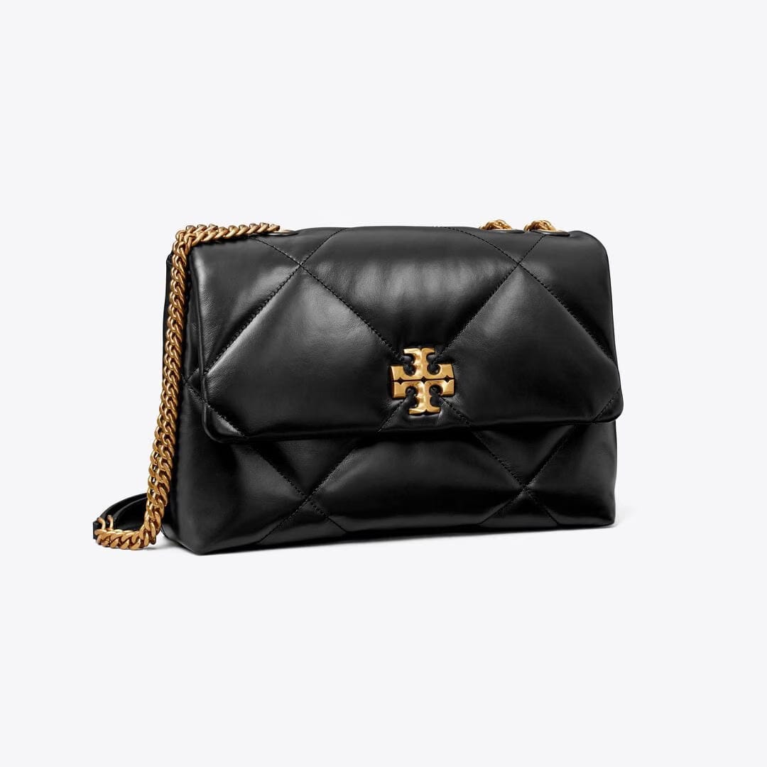Tory Burch Kira Diamond Quilt Shoulder Bag Black