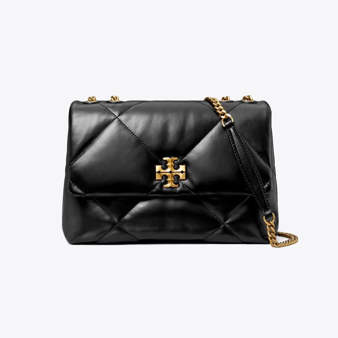 Tory Burch Kira Diamond Quilt Shoulder Bag Black