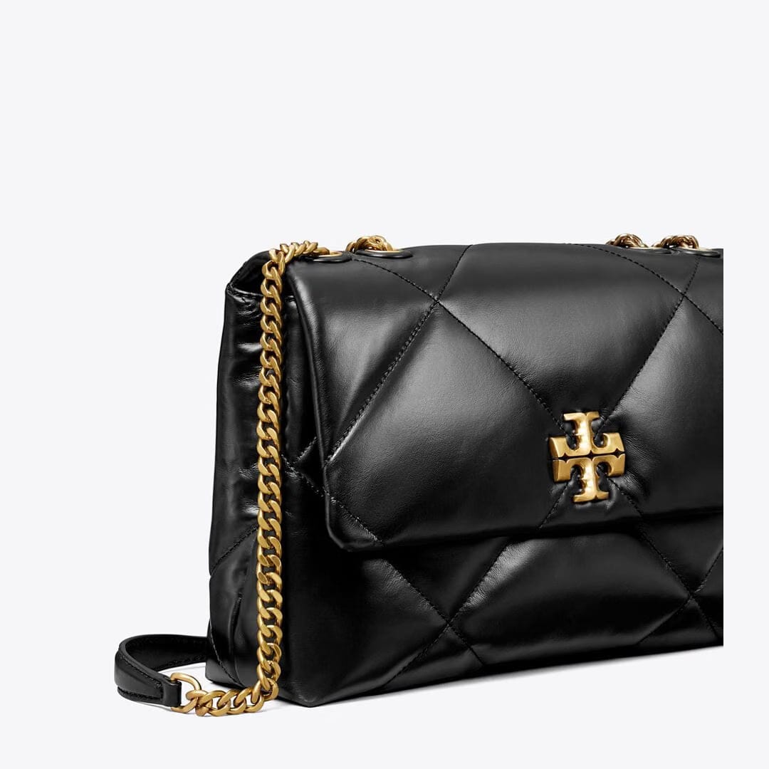 Tory Burch Kira Diamond Quilt Shoulder Bag Black