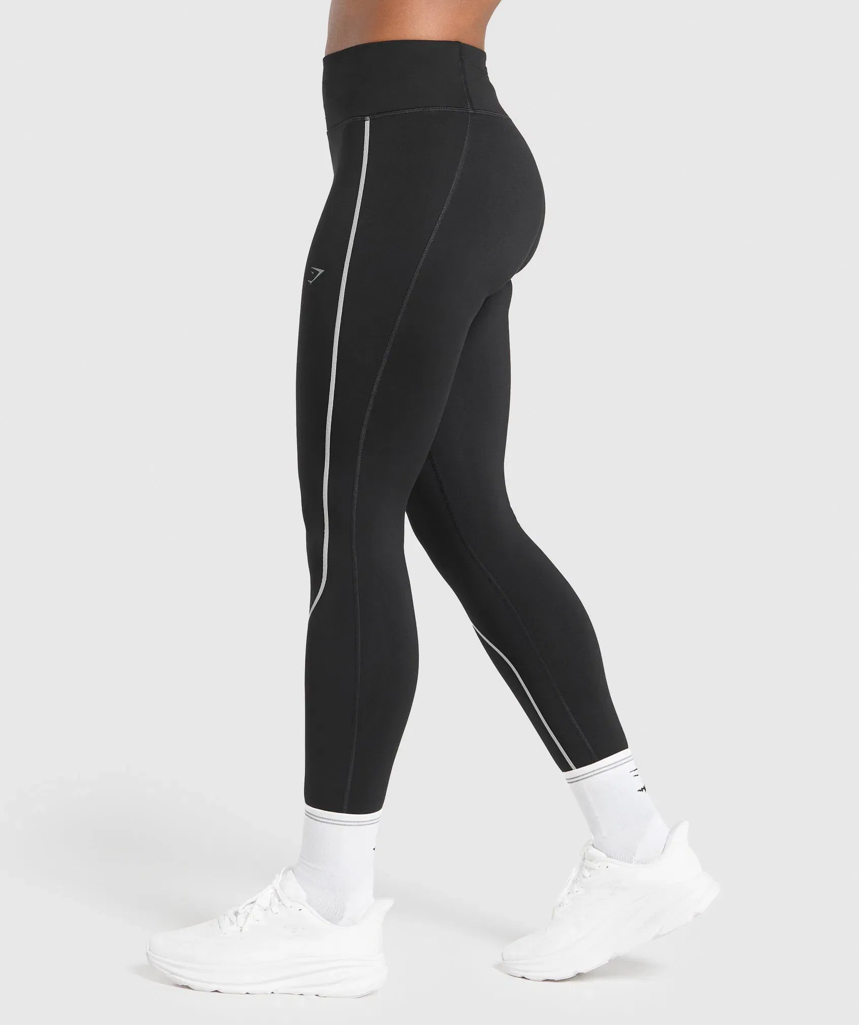 Women's Gymshark Running Warmth Leggings Black