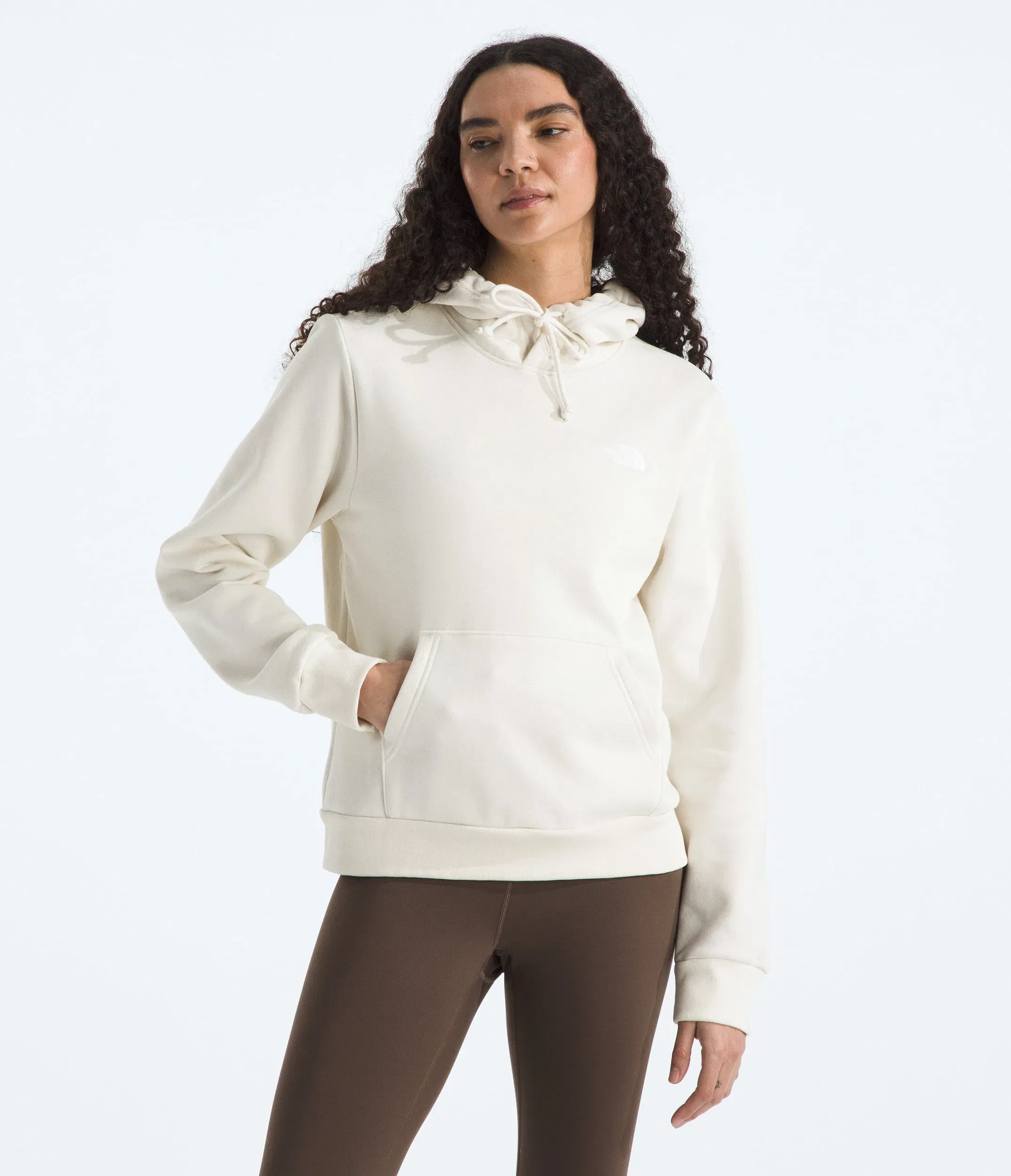 The North Face Women’s Evolution Simple Dome Regular Hoodie White Dune