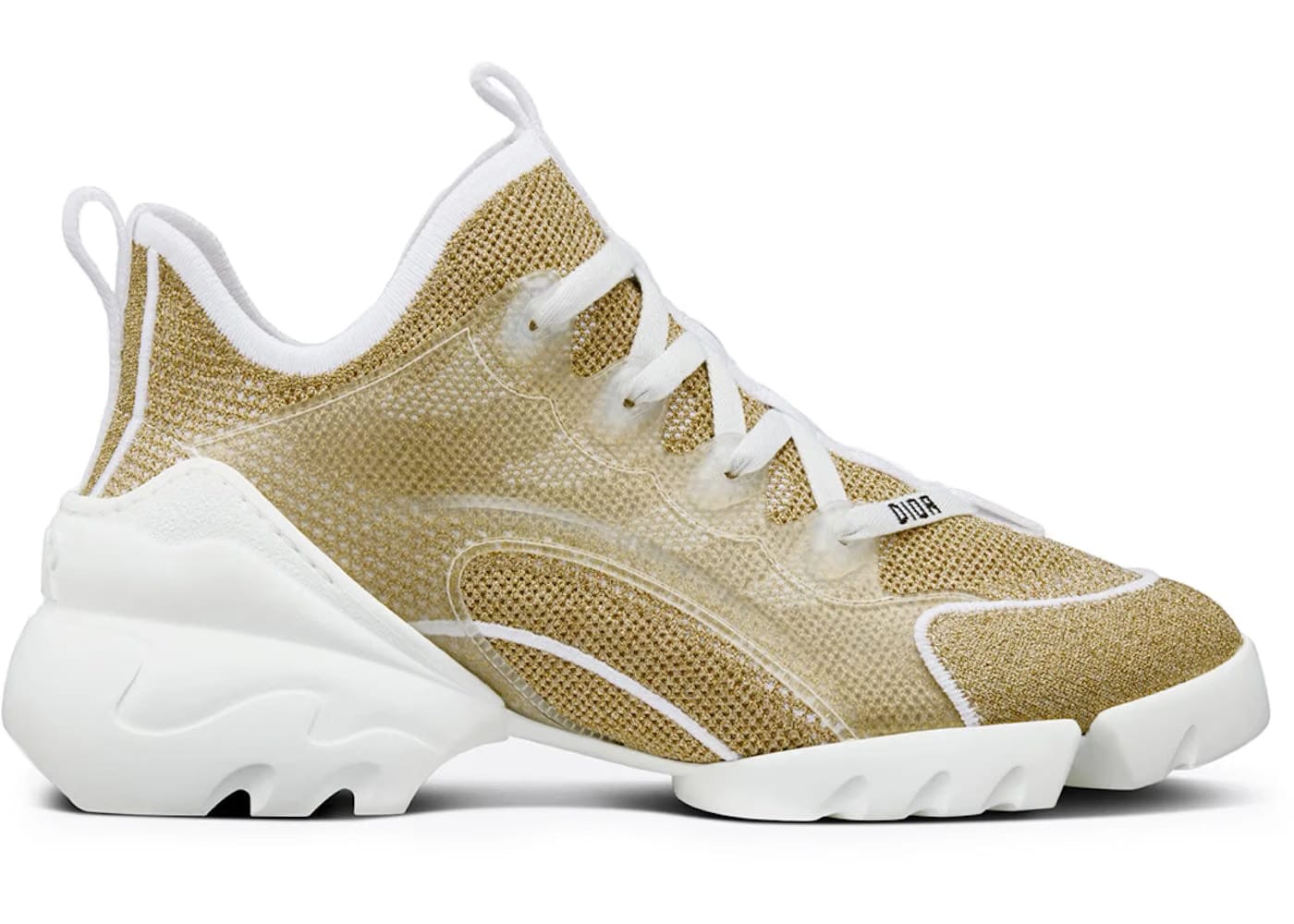 Dior D-Connect Gold-Tone White Womens
