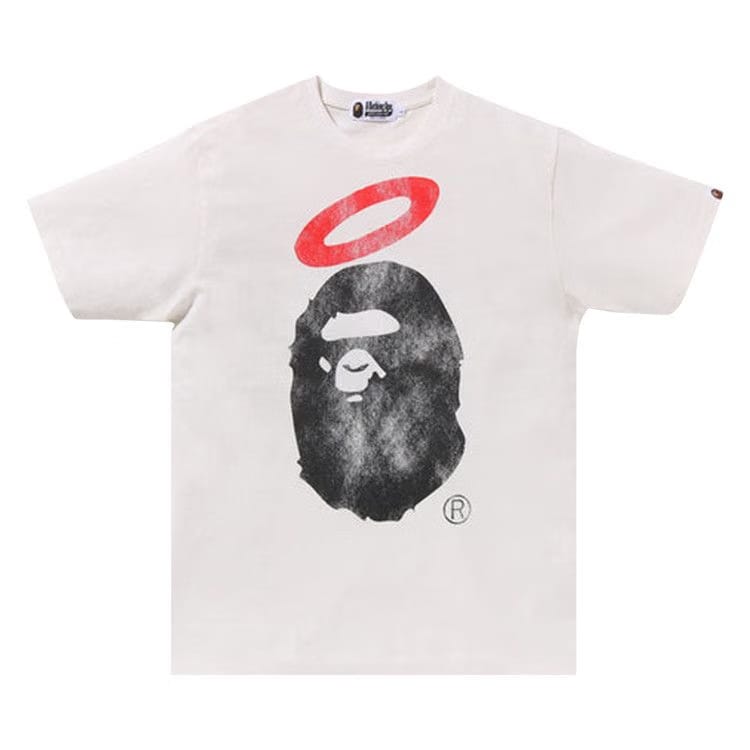 BAPE x Union Pigment Dyed Ape Head T-Shirt White