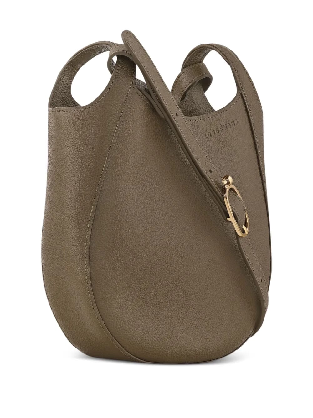 small Le Foulonné grained leather cross body bag