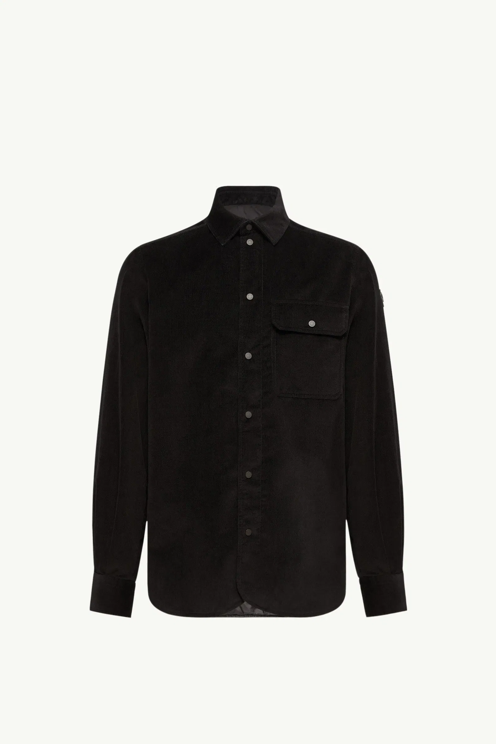 Moncler Corduroy Shirt Black Black