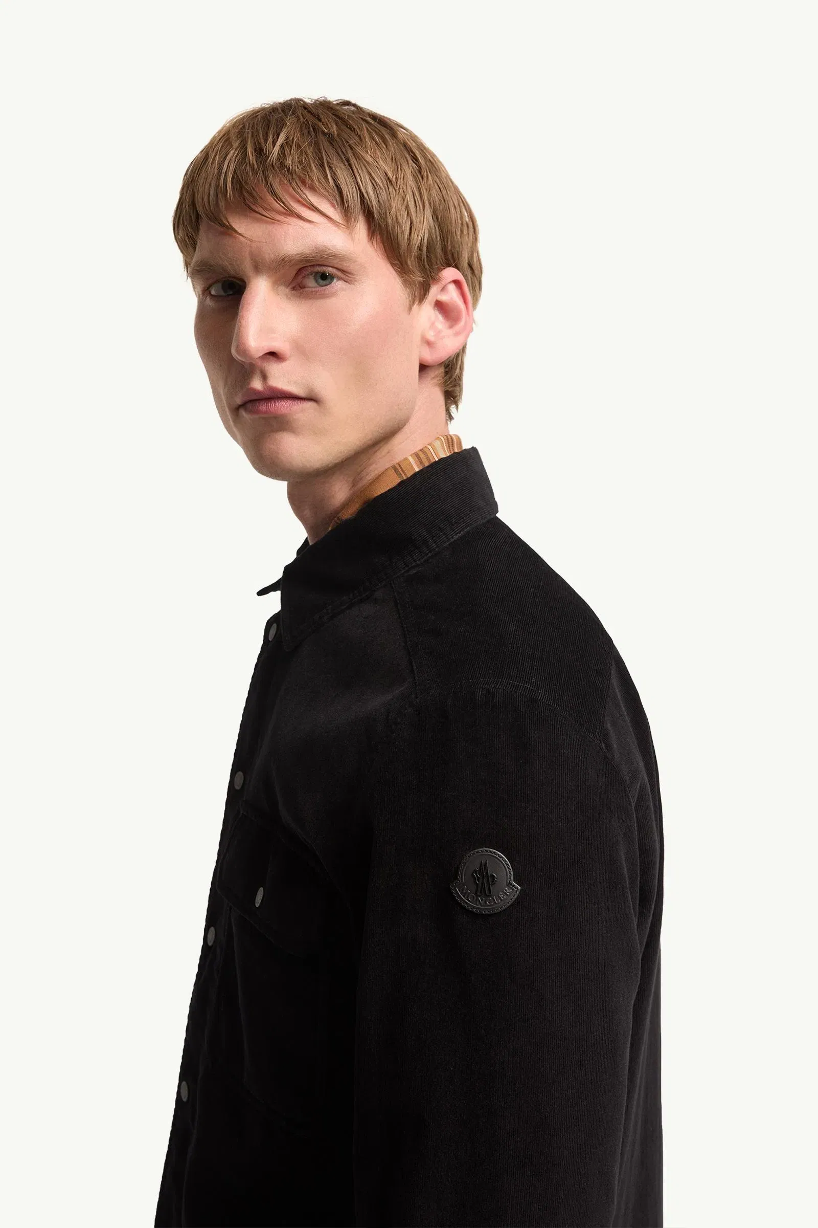 Moncler Corduroy Shirt Black Black