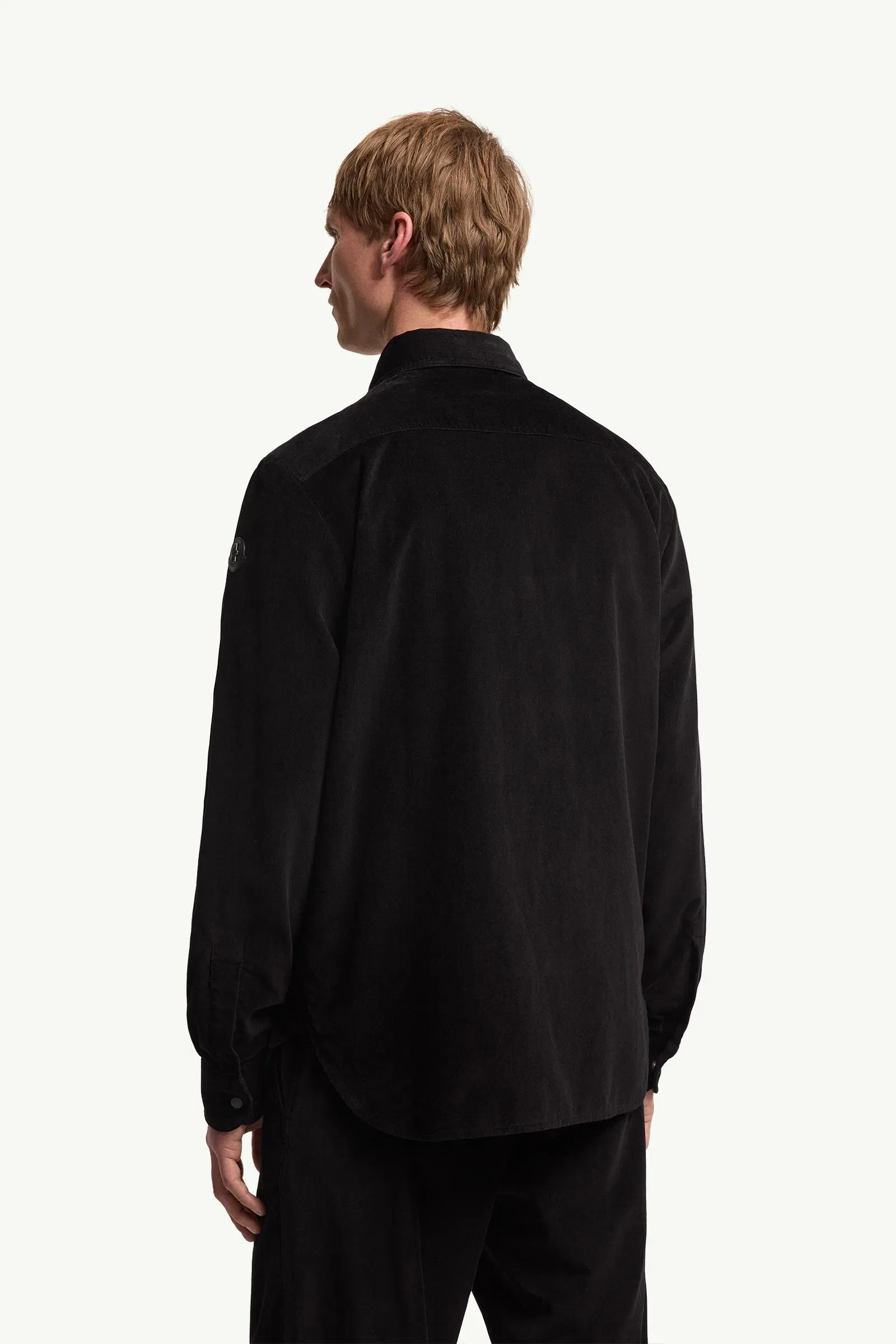 Moncler Corduroy Shirt Black Black