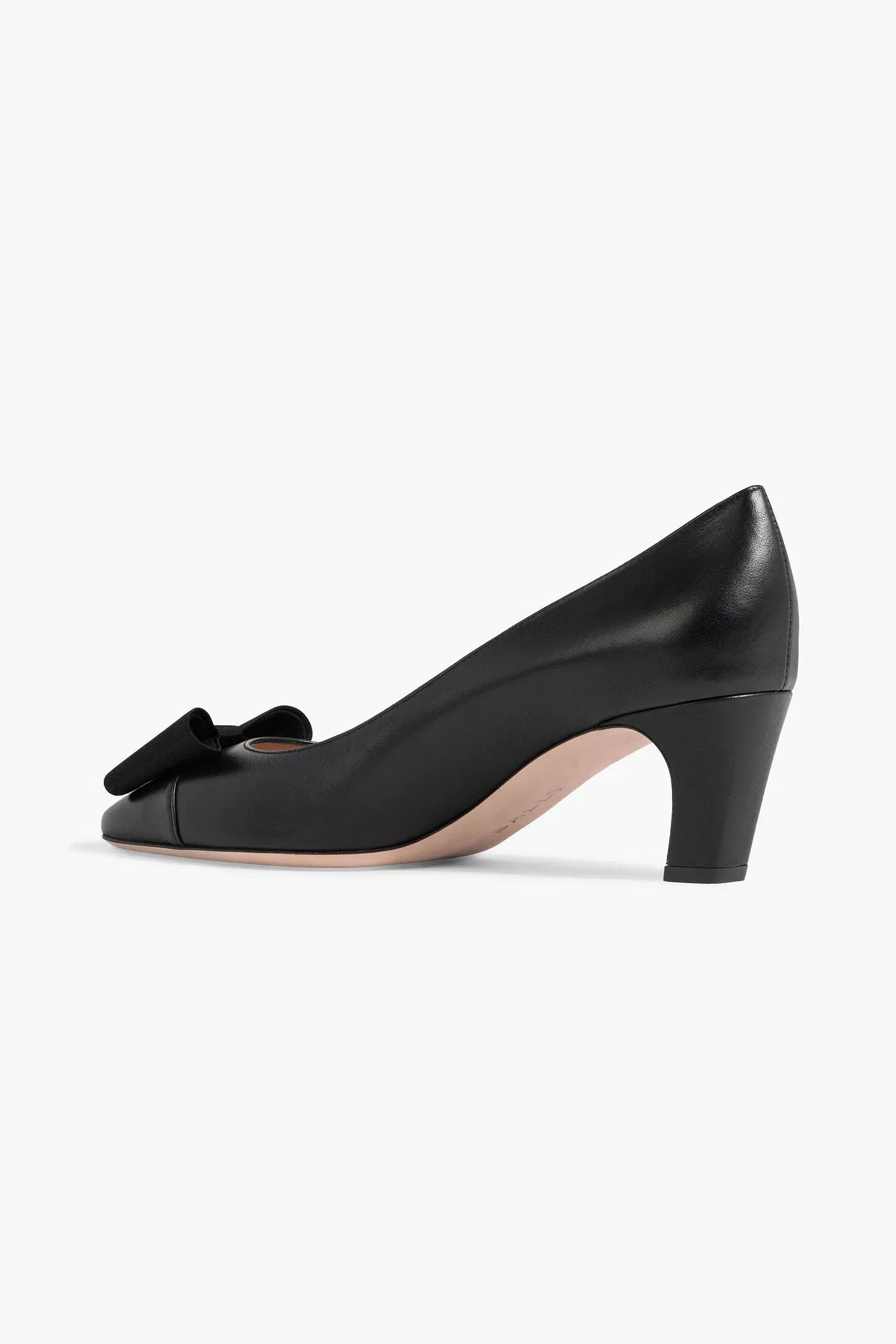 Bally Bemily 55 Bow-Detailed Leather Pumps Black Women's
