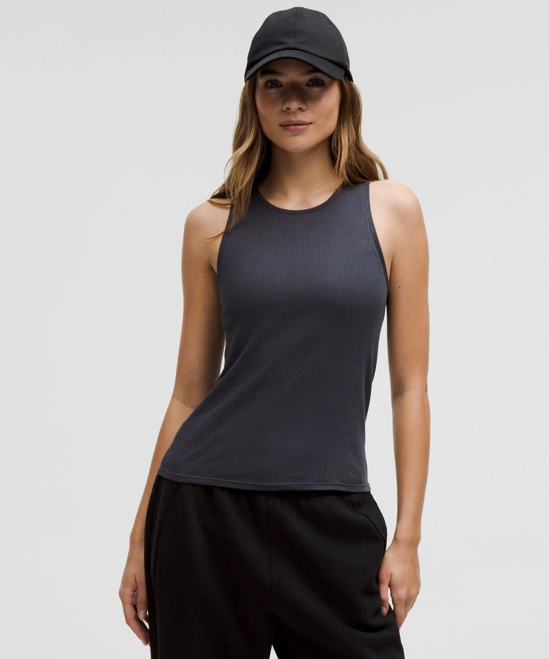 Lululemon Women's Sheer Cotton Ribbed Tank Top