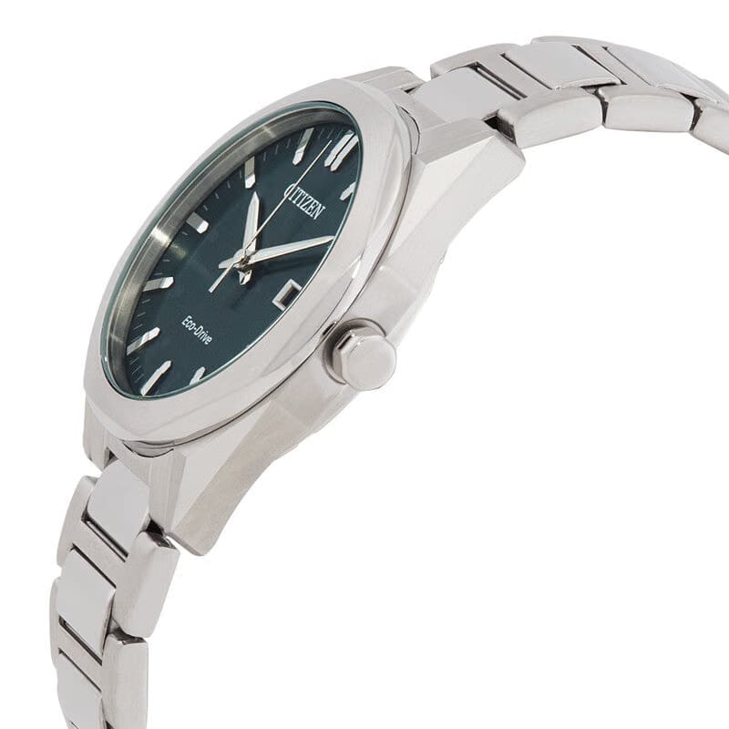 Citizen Octangle Eco-Drive Green Dial Unisex Watch