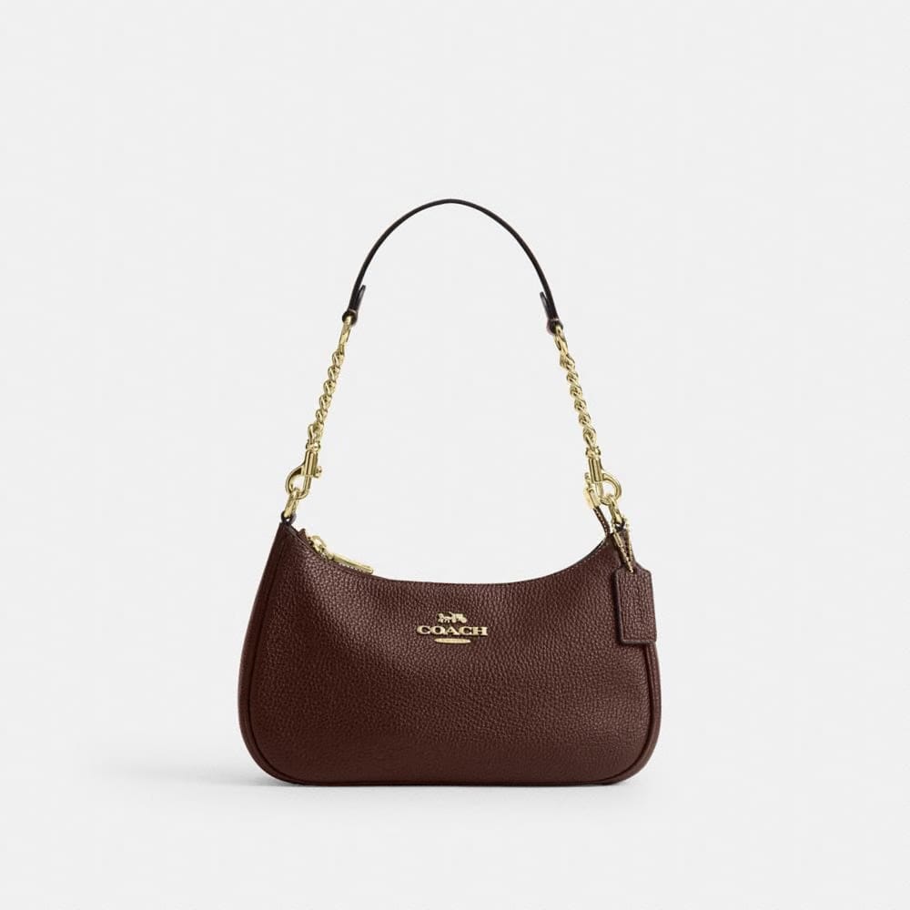 Coach Teri Shoulder Bag Gold Maple
