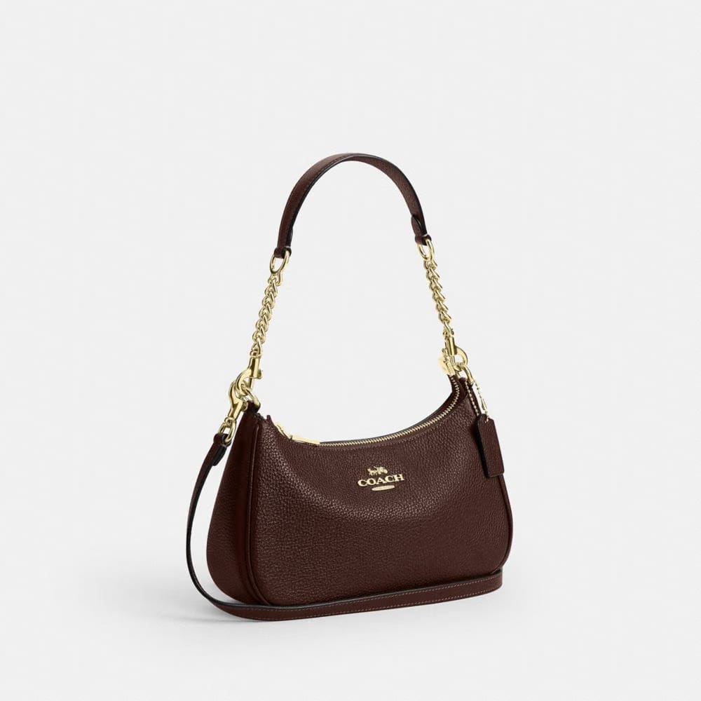 Coach Teri Shoulder Bag Gold Maple