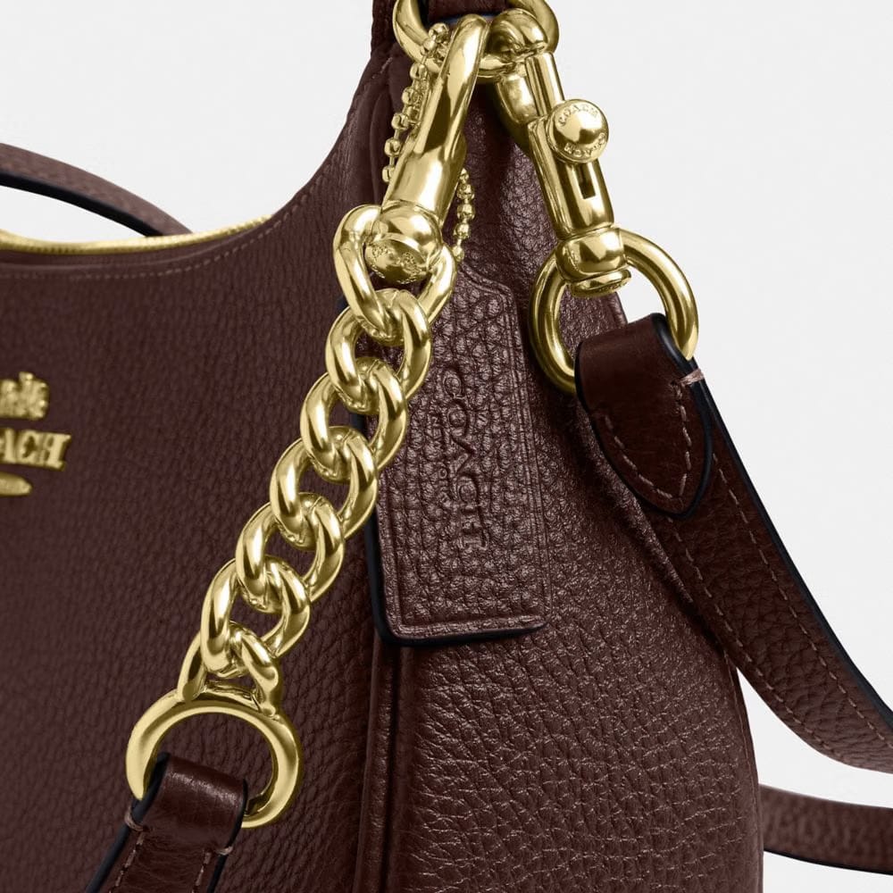 Coach Teri Shoulder Bag Gold Maple