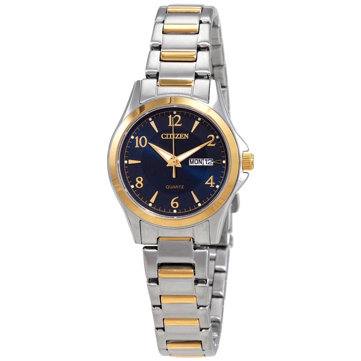 Citizen Quartz Blue Dial Two-Tone Women's Watch