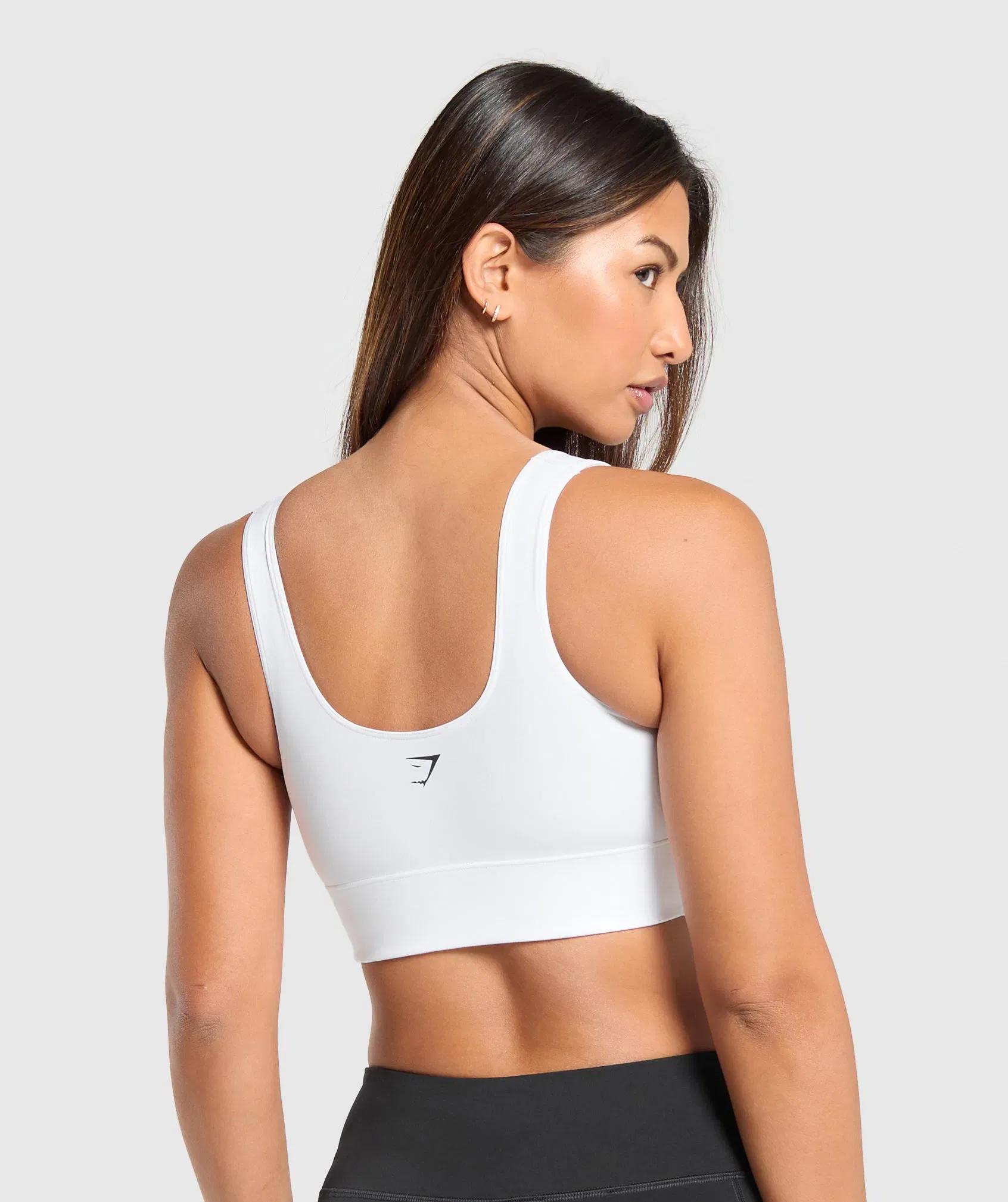 Women's Gymshark Longline Sports Bra White